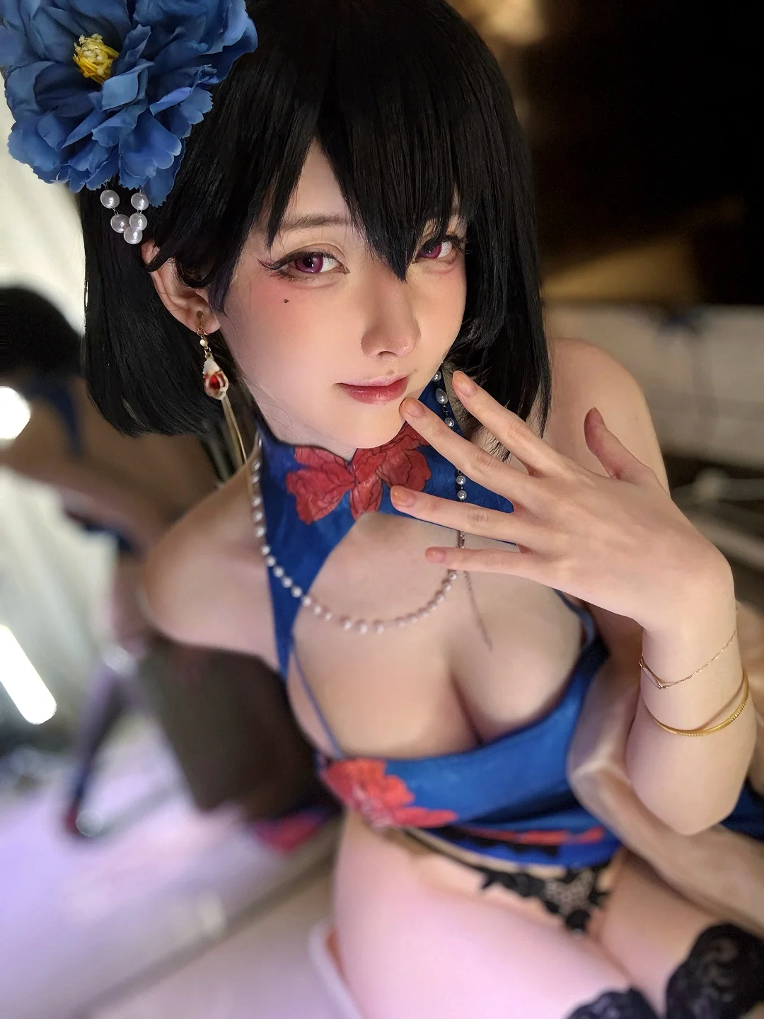 一小央泽 - 碧蓝航线 建武 旗袍 [87P,7V-1.85GB] tg@simisebaisi 【丝足阁】020.webp